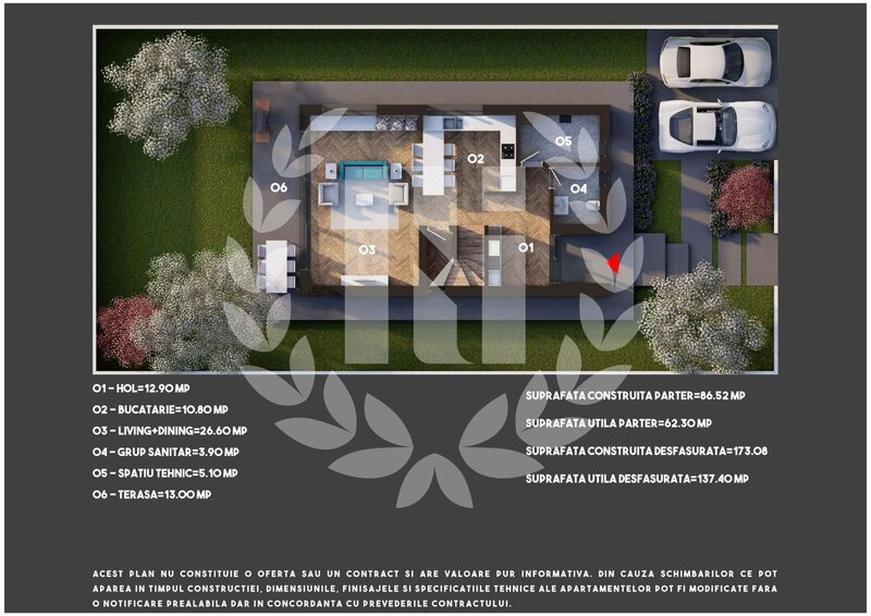 Tunari, direct proprietar, vila premium, TVA inclus.